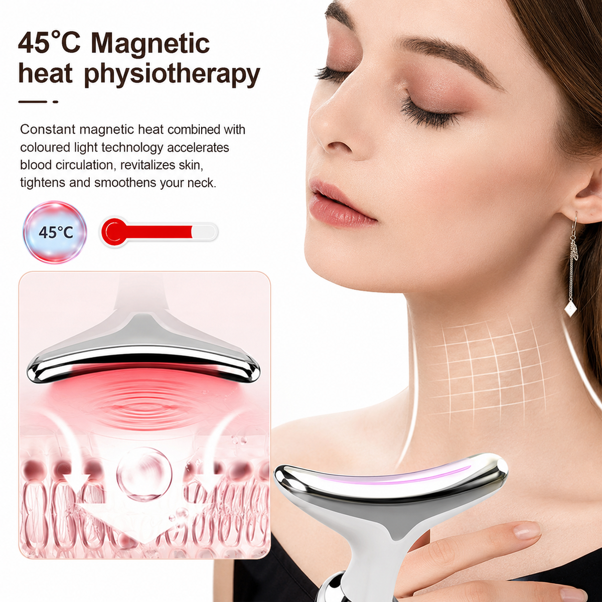 3- LED Face & Neck Wrinkles Remover