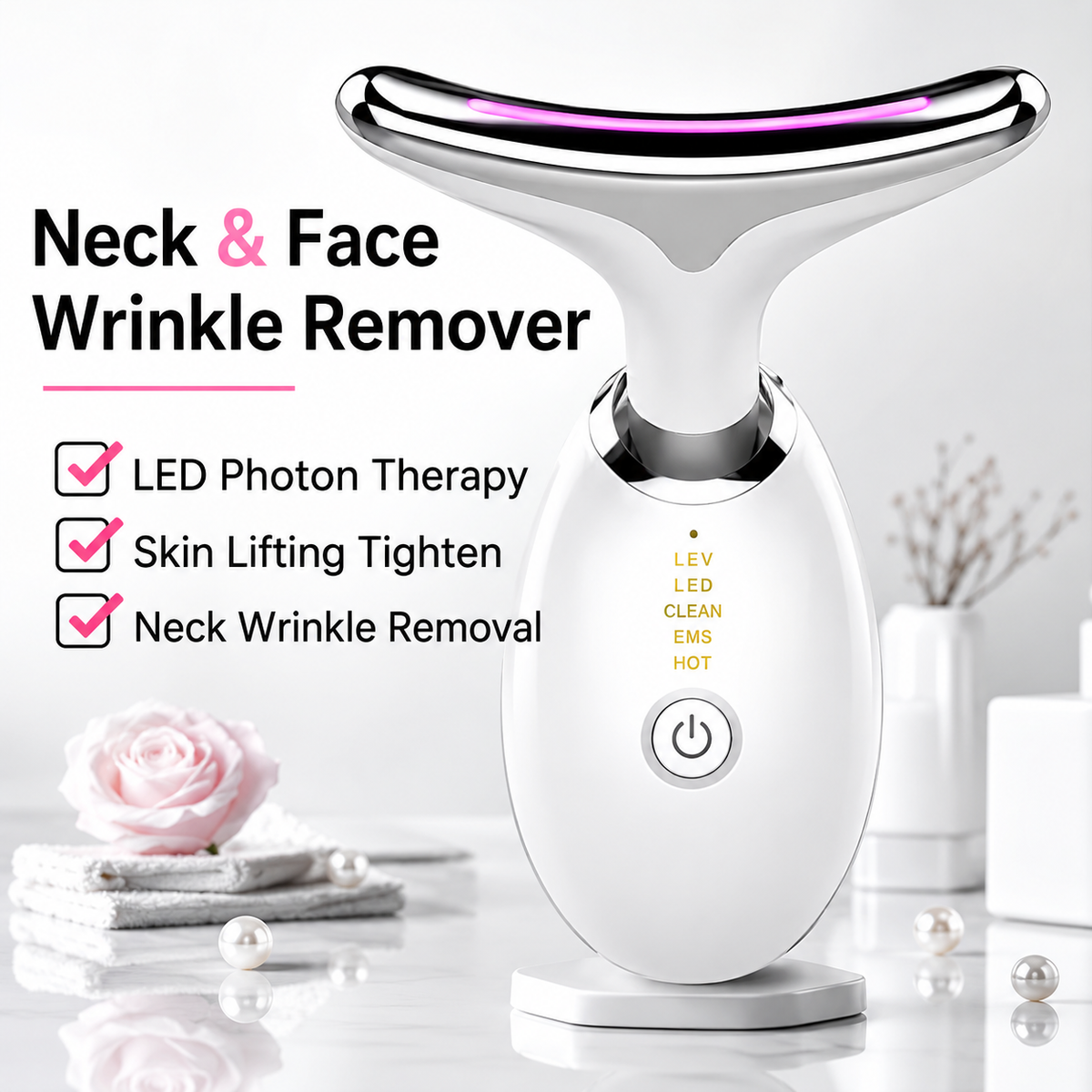 3- LED Face & Neck Wrinkles Remover